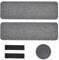 YILANJIN 2PCS Dry Stone for Kitchen Bathroom Sink, Diatomaceous Earth Absorbing Stone, Water Absorbent Coasters, Soap Tray with Anti-Slip Rubber Feet, Sponge Holder, Instant Dry Sink Organizer Tray