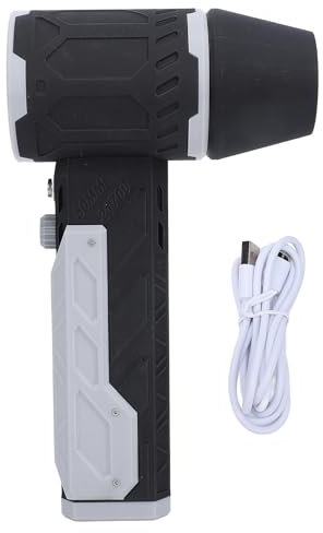 Plumero de Aire Comprimido, Soplador Seco de Chorro de Alcantarilla de Turbina de Alta Velocidad de 50 mm, Plumero de Aire Eléctrico Portátil de Mano para Sofá, Automóvil, Teclado