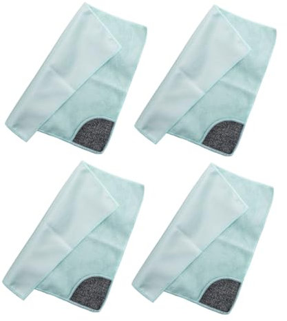 SHERCHPRY 4stücke Mikrofasertücher Für Küche Saugfähige Und Wiederverwendbare Geschirrtücher Abtrocknen Von Geschirr Wischen Von Oberflächen Und Reinigen Von Gläsern