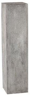 INNA-Glas Pflanzen-PodestNARUKO, 2 Stück, Fiberglas, grau, 20x20x80cm, 28x28x100cm - Pflanzsäule