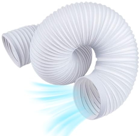 Manguera De Evacuación Para Aire Acondicionado Portátil 5.1/5.9 Pulgadas,Manguera Flexible Resistente Al Calor,Cubierta De Escape Para Aire Acondicionado Móvil,Compatible Deshumidificador