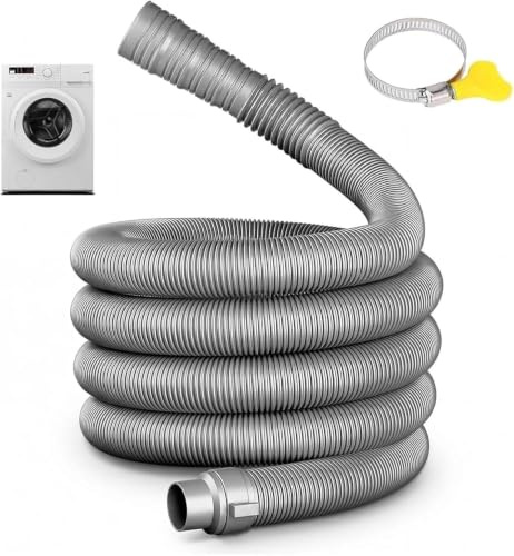Dexpally 4M Kit de Manguera para Aguas Residuales Tubo de Desagüe Plegable para Caravana Manguera para Evacuación de Autocaravana Manguera de Desagüe Plegable para Caravanas