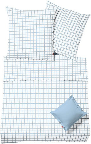 Fleuresse Heidelberg RV Bettwäscheset, Batist, Blau, 38.4 x 27.6 x 5.4 cm