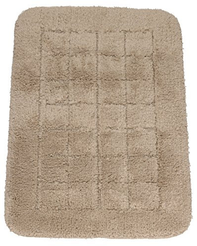 Betz Badvorleger Badematte Badteppich Duschvorleger Frottee Größe 46 x 70 cm 100% Baumwolle VIENA Qualität 1800 g/m² Farbe Savannah/Beige