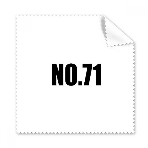 DIYthinker Glück No.71 Nummer Name Brillenputztuch-Reinigungstuch Telefon Screen Cleaner 5Pcs Geschenk