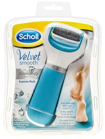 Scholl Velvet Smooth Express Pedi Râpe électronique, 2 rouleaux de rechange