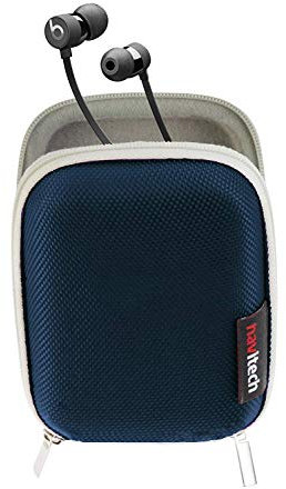 Navitech Blue EVA Protective Earphone Case Compatible with The JVC Marshmallow Headphones/JVC Gummy Headphones