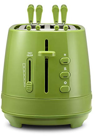 De Longhi CTLAP2203 Toaster mit Zange, 550 Watt. grün