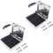 NUZAMAS Set of 2 304 Stainless Steel Cup Holders, Adjustable, Folding Drink Cup Bottle Coffee Holder with Tray, for Marine Boat Truck RV Caravan Camper trailer