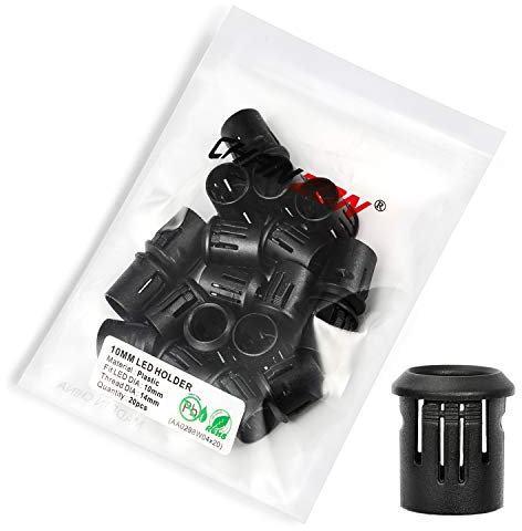Chanzon 20pcs 10mm Led-Halter für Leuchtdioden,Diodenleuchten,Glühbirne