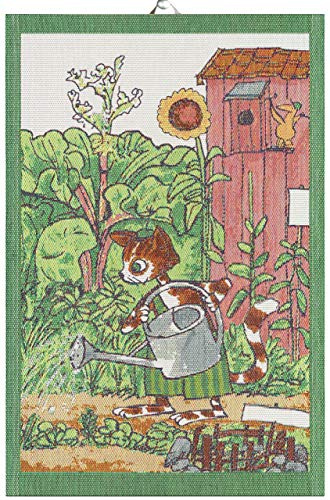 Ekelund Pettersson & Findus Gießkanne Geschirrtuch (Öko-Tex) 40x60 cm Mehrfarbig