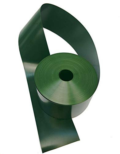 Sorton - Flexible Rasenkante Kunststoff, Beeteinfassung Rund - Beetumrandung PVC, Blumenbeet Umrandung unsichtbar - Rasen und Beetbegrenzung hergestellt aus altplastik (15 cm x 10 Meter, Grün)