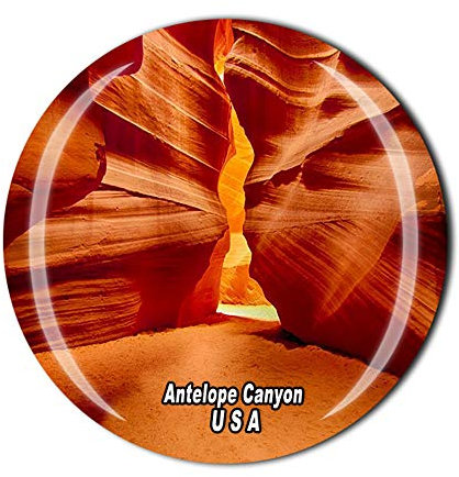 Antelope Canyon Arizona USA Amerika Kühlschrankmagnet Souvenir Geschenk Kristall Magnetsticker Kollektion