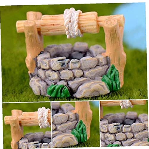 Froiny Garten Miniatures Ornament Vintage House Wasser Brunnen-fee-Garten-Party-verzierung