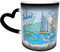 Oaieltj Dubai Doodles Lustige wärmeempfindliche Tasse mit Farbwechsel