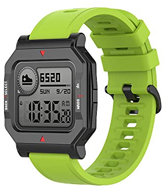 Tyogeephy Correa para Amazfit Neo, Suave Silicona Banda de repuesto para Amazfit Neo Smartwatch(No Tracker, Replacement Bands Only)