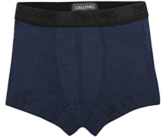 Dilling Boxershorts aus natürlicher Merinowolle für Kinder Navy 134-140