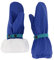 lovely lemon gefütterte Regen-Fäustlinge - wasserdichte & Winddichte Outdoor Schnee Handschuhe für Babys & Kleinkinder - One Size, Blau