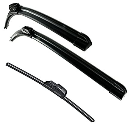 Jurmann Vision+ Scheibenwischer Komplett Satz 530/500 + 400 mm - Vorne + Hinten Wischblätter Satz