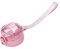 OLDLEY Replacement Straw Lid for 450ml Water Bottle, Leakproof Dustproof One-Click Open Cap with Carry Strap (Candy Pink)