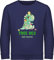 Sweatshirt Kinder Pullover für Jungen Mädchen - Weihnachten Geschenke - Tree Rex - Merry Christmas - 104 (3/4 Jahre) - Navy Blau - weihnachtssweatshirt weihnachtsmotiv Pulli weihnachtsoutfit