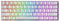 GK61 Hot-Swap Mechanische Gaming-Tastatur - 61 Tasten Mehrfarbige RGB-LED-Hintergrundbeleuchtung für PC-/Mac-Spieler (Gateron Optical Brown, Weiß)