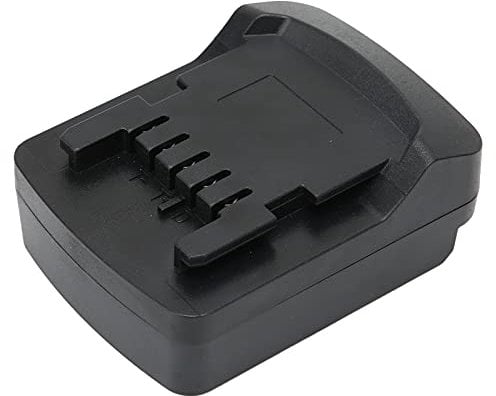 Akkuadapter Akkuadapter ABS Schwarz Akkuadapter Konverter für auf Metabo 18V Lithium Akku Elektrowerkzeug Netzteil