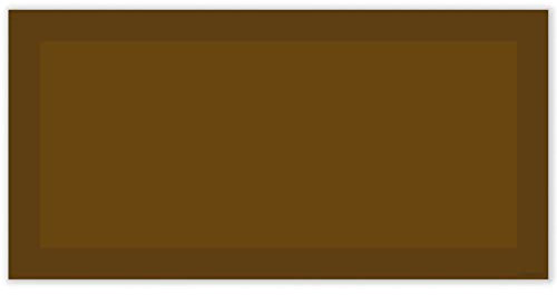 mubusi Alfombra Vinílica Cocina Salón - Varios Tamaños - (Marco Marrón 80x160 cm)