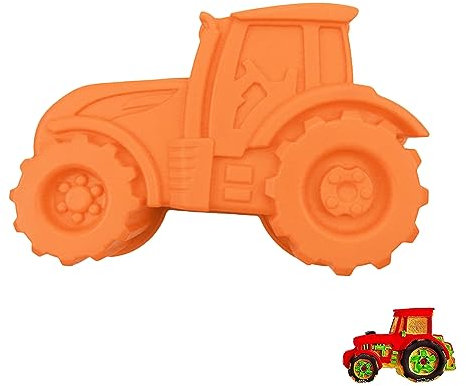thirei Traktor Form Kuchenform, 3D Traktor Backform, Kuchenform,DIY Auto Kuchenform, für Geburtstag, Party und andere Gelegenheiten Kuchen