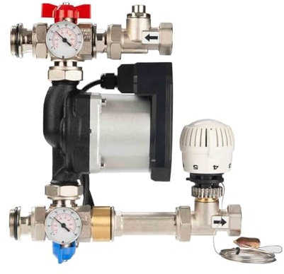 Kompakt-Regelstation für Fußbodenheizung mit WITA Hocheffizienz-Umwälzpumpe 130 mm