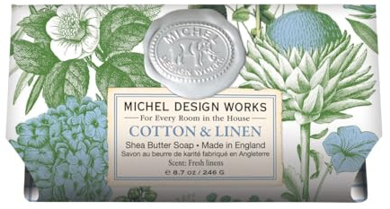 Michel Design Works Cotton & Linen Große Badeseife, 250 ml