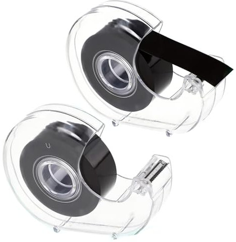 2 Self-Adhesive Magnetic Tape with Dispenser, 8M Long Black Tape, Flexible Magnetic Tape, DIY Crafts Tape Roll Used in Home Decoration Office Supplies