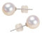 BoLinCo Großhandel oder 925 Silber 14k Gold Ohrringe, Runde Perle Akoya, Minimalist Ohrringe, Freshwater Perle Ohrringe, 7mm, agate
