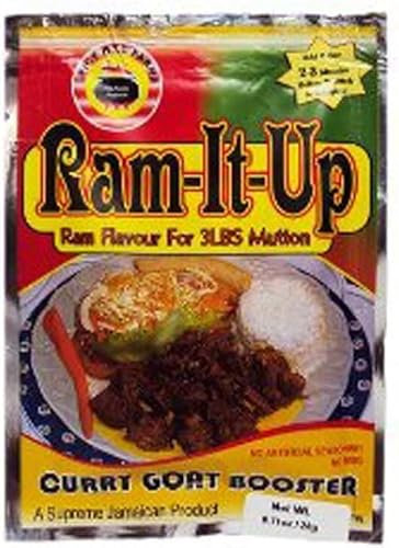Spicy Hill Farms Ram it Up Curry Goat Booster, Pack of 3