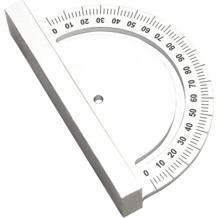Ronyme Jauge à onglet pour scie à onglet, rapporteur d'angle, règle, outil de travail du bois de bricolage facile à installer pour scie à ruban, table de