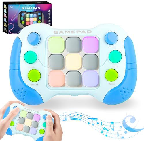 Puzzle Spielmaschine, ZoneYan Puzzle-Spielzeug, Puzzle Pop It, Pop It Fidget Spielzeug, Quick Push Spiel, Puzzle-Spielmaschine Game Controller, Dekompressionsspielzeug Konsole (BL)
