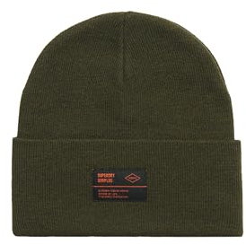 Superdry Damen Surplus Beaniemütze aus Strickgewebe Surplus Goods Olivgrün 1SIZE