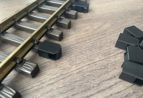 Kabelhalter zum Einclipsen kompatibel für LGB Spur G Garteneisenbahn Schienenhalter Clips (60 Stück)