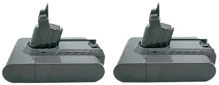 CEPAIXN Batterie Li-ION Compatible avec Dyson V6 DC58 DC59 DC62 SV03 SV04 SV05 SV06 SV07 SV09 Aspirateur(2PCS 9800mAH)