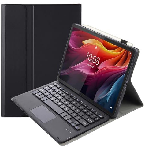leleyo Funda para tablet Lenovo Tab Plus de 11.5 pulgadas, cubierta inteligente magnética con teclado Bluetooth inalámbrico extraíble para Lenovo Tab Plus de 11.5 pulgadas 2024, color negro