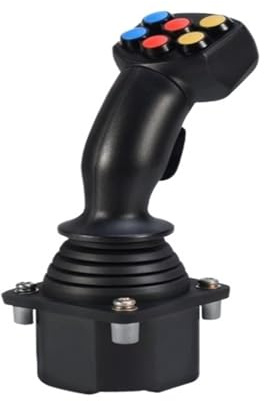 Joystick, Elektrischer Steuergriff SMC60A, 6 Tasten + 1 Trigger Hall Joystick Landmaschinen Maschinenbau(12-24V output 485MODBUS)