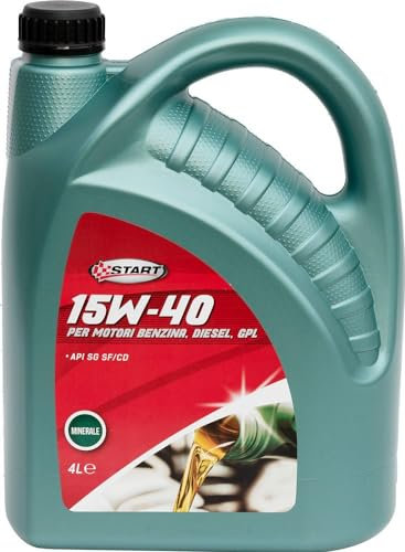 START - Huile One Drive 15W40, Maintenance de véhicules, Huile pour compresseur d'air, Pour compresseur Scheppach, Naturel, 4 L, Dimensions 10x10x10 cm, Liquide, Nature