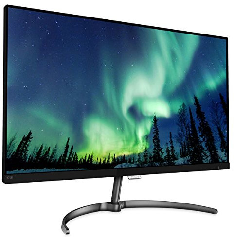 Philips 276E8FJAB Monitor 27, 2560 x 1440, LED IPS, Ultra Wide Color, Flicker Free, 3 Side Frameless, Audio Integrato, HDMI, Display Port, VGA, Nero