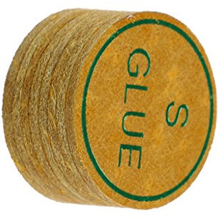 Sharplace Billard Klebleder, Snooker Queueleder, Queue Tipps, Gelb, 13mm weich