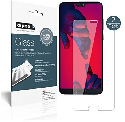 dipos I 2X Protector de Pantalla Compatible con Huawei P20 Pro Vidrio Flexible Cristal Proteccion 9H
