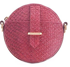 BREE Damen Weeny 2, Bordeaux, Round Pouch W19 Clutch Rot (Bordeaux)