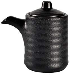 HEG-Botes para Especias Jarra de condimento, condimento, vinagre, Salsa de Soja, Jarra, Olla de Aceite de cerámica Japonesa, Olla de Salsa de condimento (Color : B)