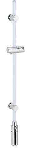 Wenko 24051 Barre de Douche LED 80 cm Blanc Multicolore
