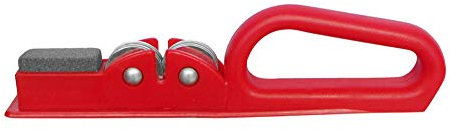 Afilador de cuchillos de cocina, base antideslizante, afilado con piedra