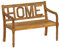 Dehner Gartenbank Home, 2-Sitzer, ca. 120 x 64 x 89 cm, aus FSC® - zertifiziertem Akazienholz, natur